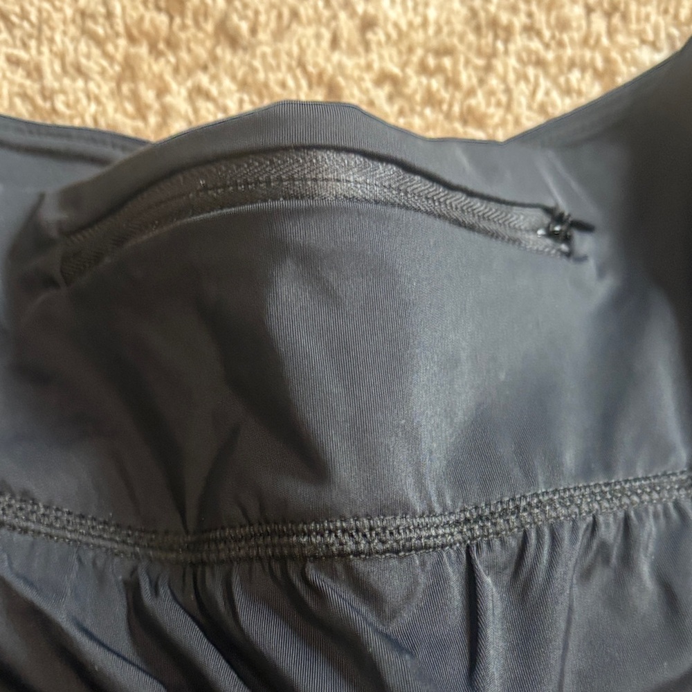 Women’s Black Athletic Shorts - Lightweight Performance - Picture 4 of 5
